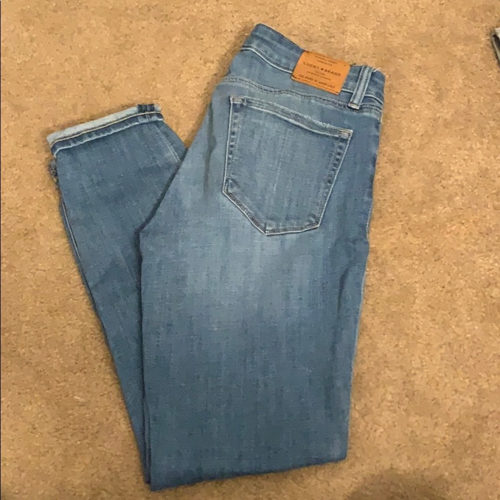 lucky brand straight leg jeans